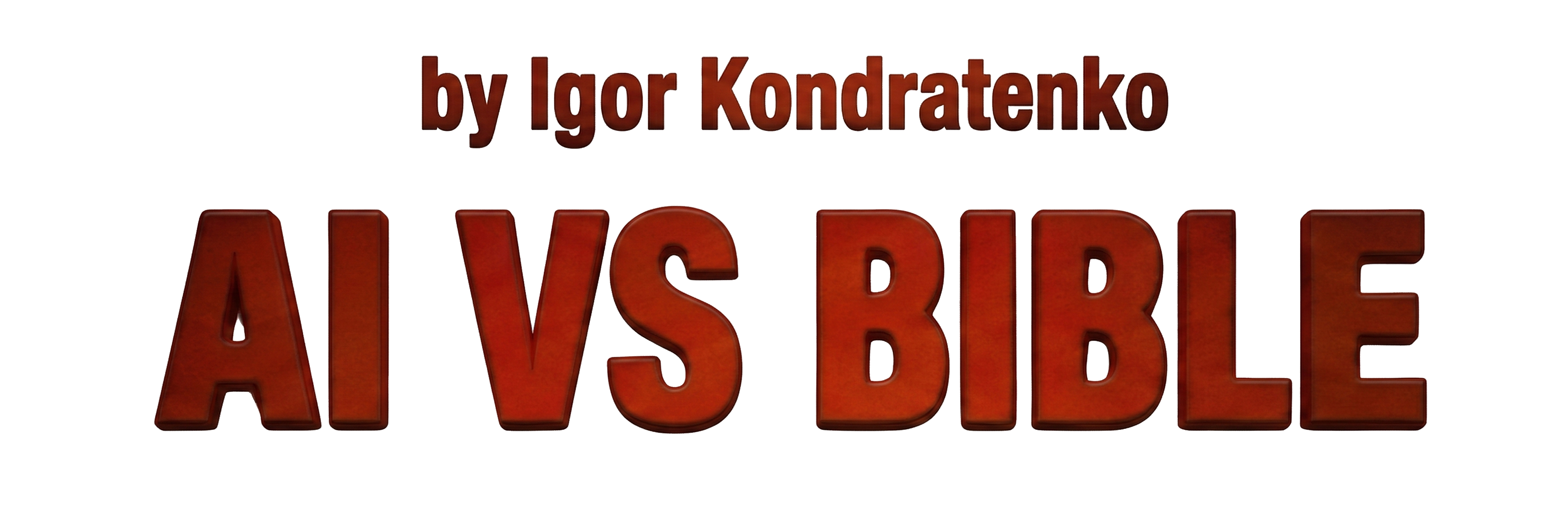 AI VS BIBLE - Book Logo